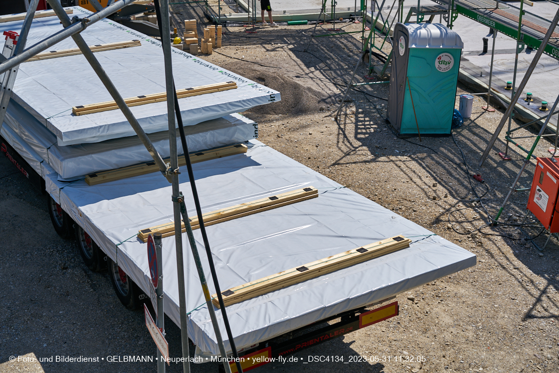 31.05.2023 - Wände für das Haus für Kinder in Neuperlach in München